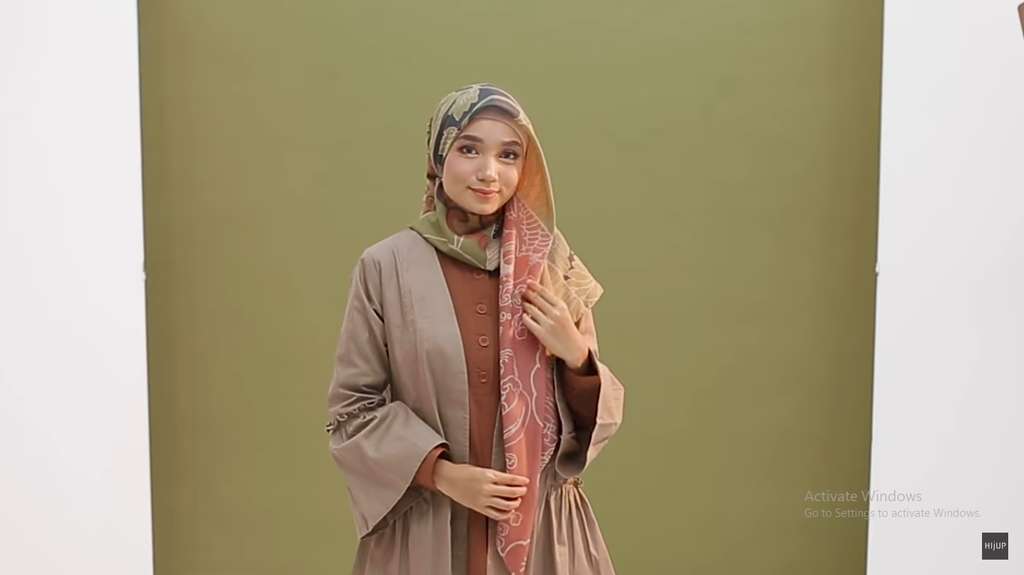 Tutorial Hijab Segiempat