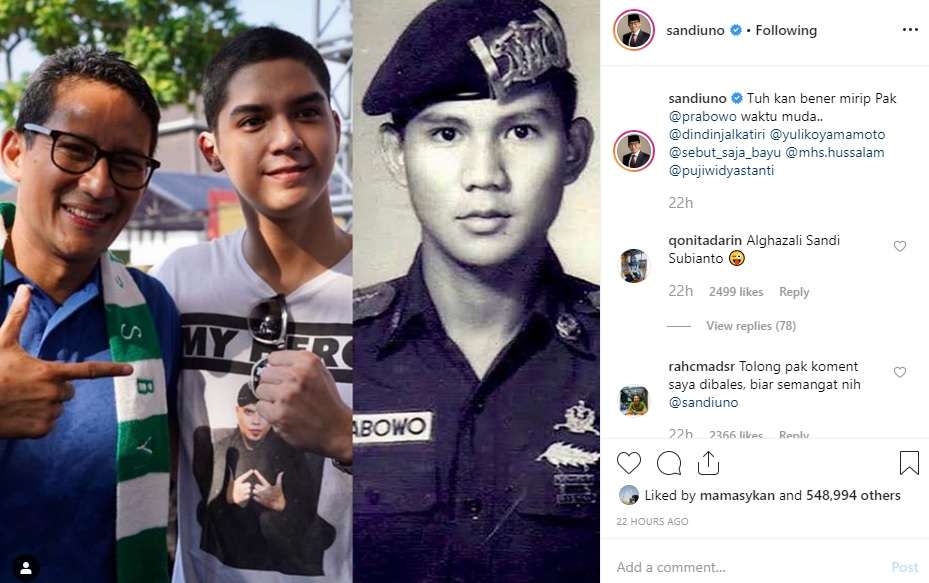 Sandiaga Uno, Al Ghazali, dan Prabowo Subianto