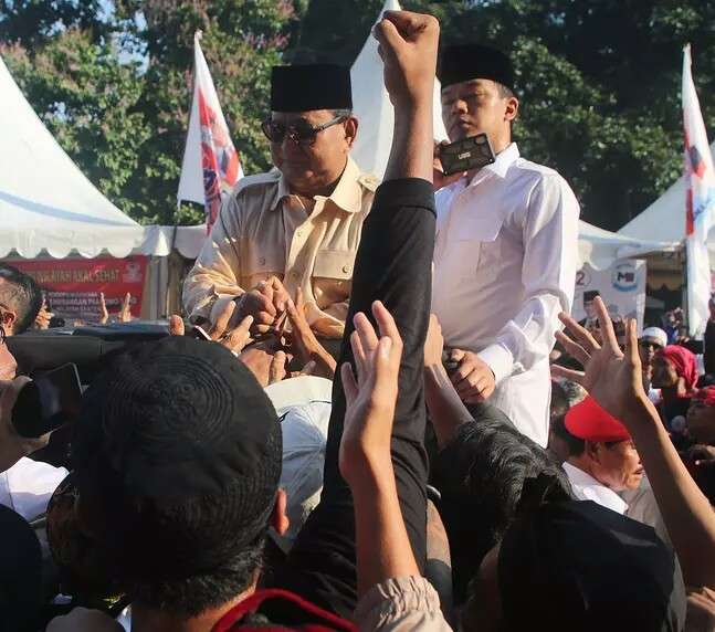 Prabowo Subianto menggelar kampanye di Stadion Gelora Bung Karno. Prabowo Subianto menggelar kampanye di Stadion Gelora Bung Karno.