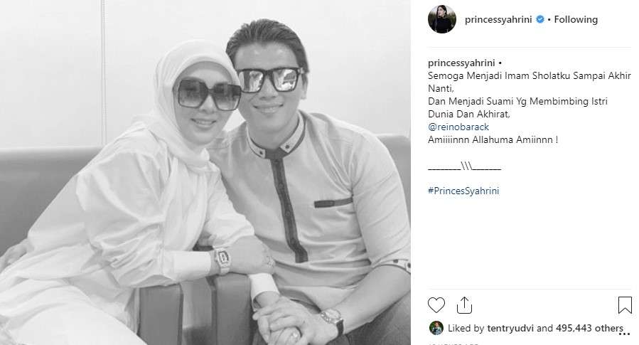 syahrini dan reino barack