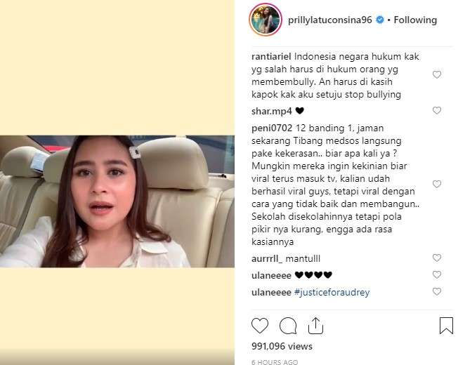 prilly latunconsina
