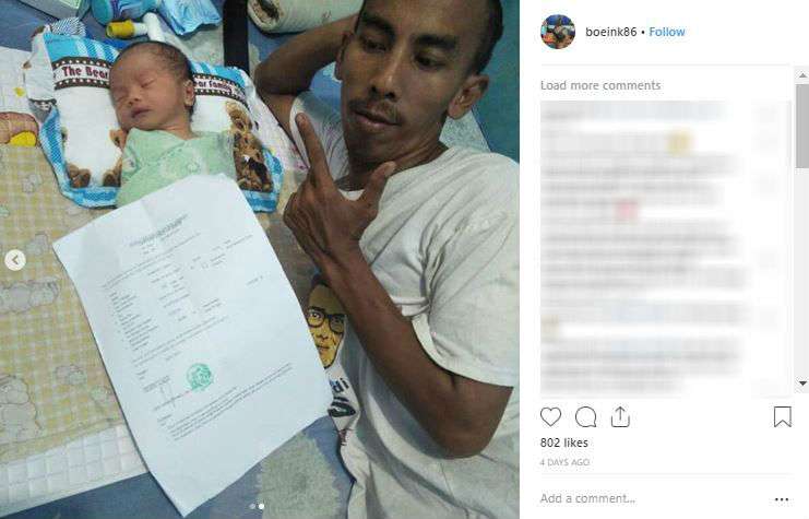 Unggahan Abul bersama putranya Probowo Sandi (Foto: Instagram/boeink86)