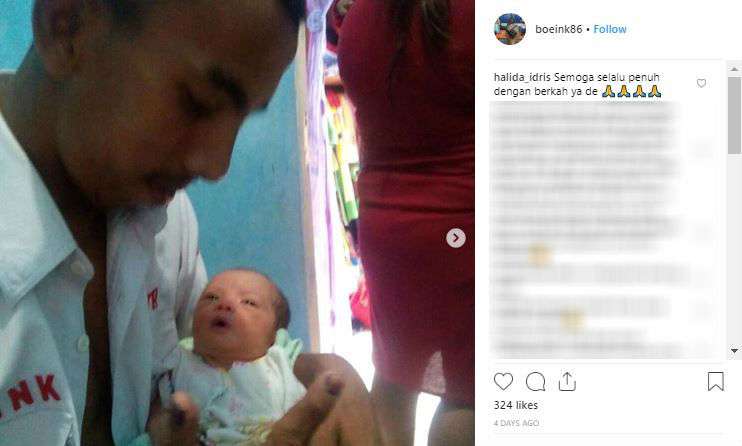 Unggahan Abul bersama putranya Probowo Sandi (Foto: Instagram/boeink86)