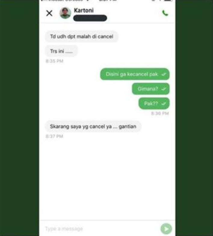 Chat Ojol Chat Ojol