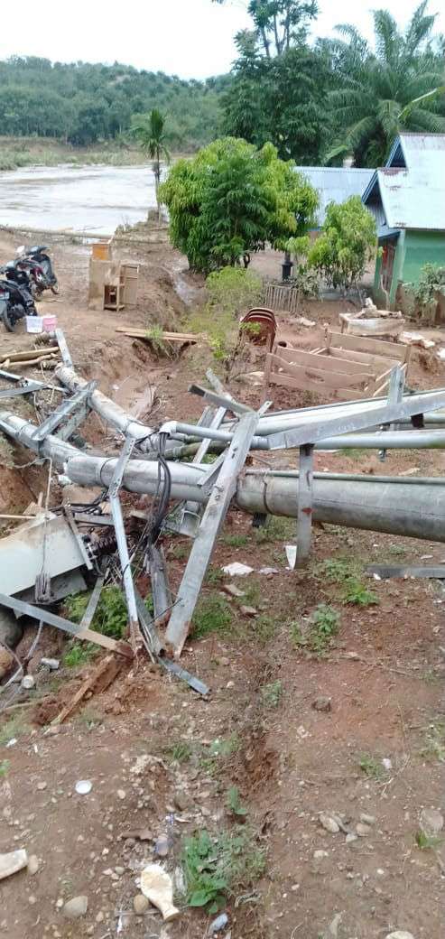 Kondisi banjir di Bengkulu (Foto: BNPB)