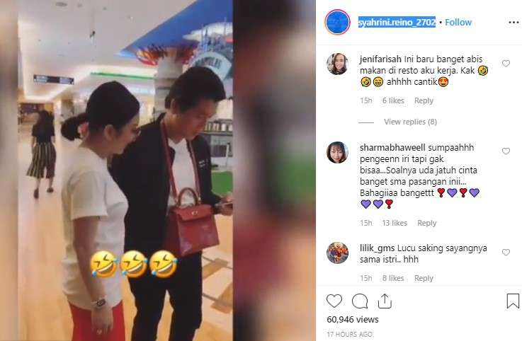 syahrini dan reino barack