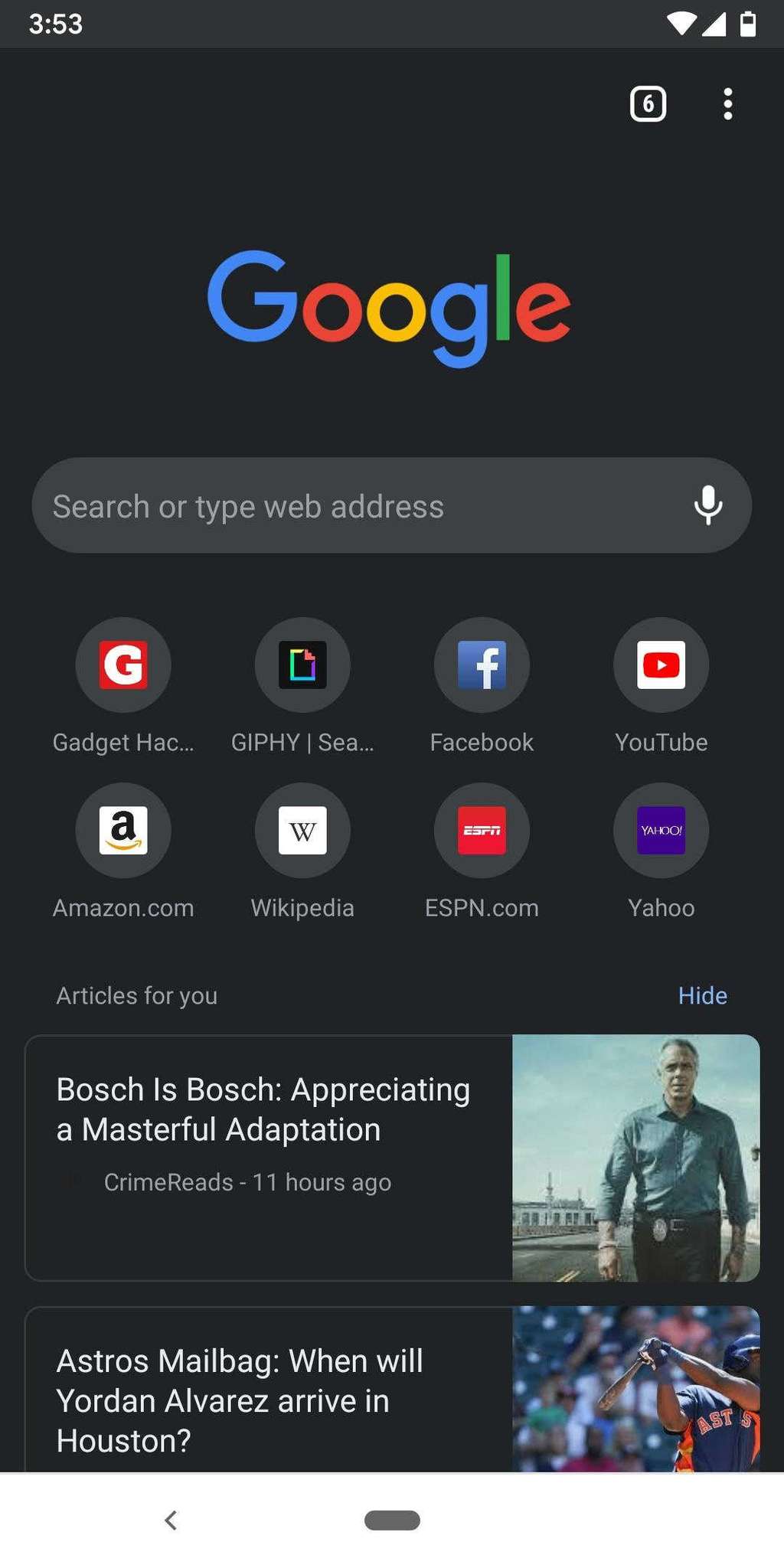 Google Chrome dengan tampilan gelap (Foto: GadgetHacks)