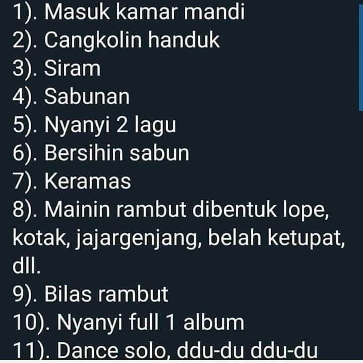 Cewek Mandi