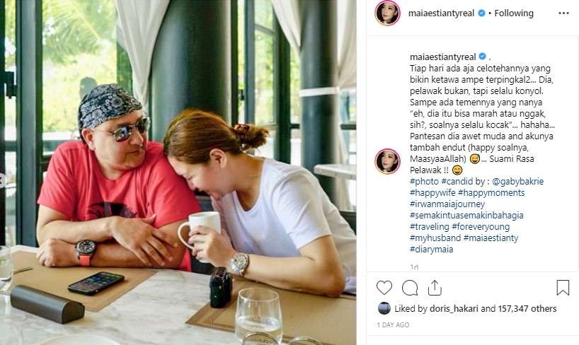 Maia Estianty dan Irwan Mussry Maia Estianty dan Irwan Mussry