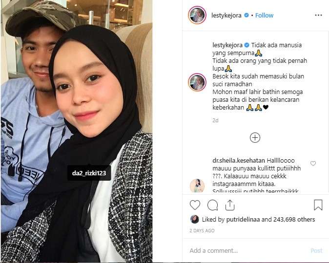 lesty kejora dan rizki