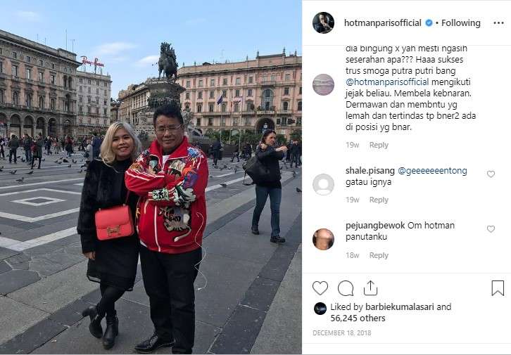 felicia putri Hotman Paris