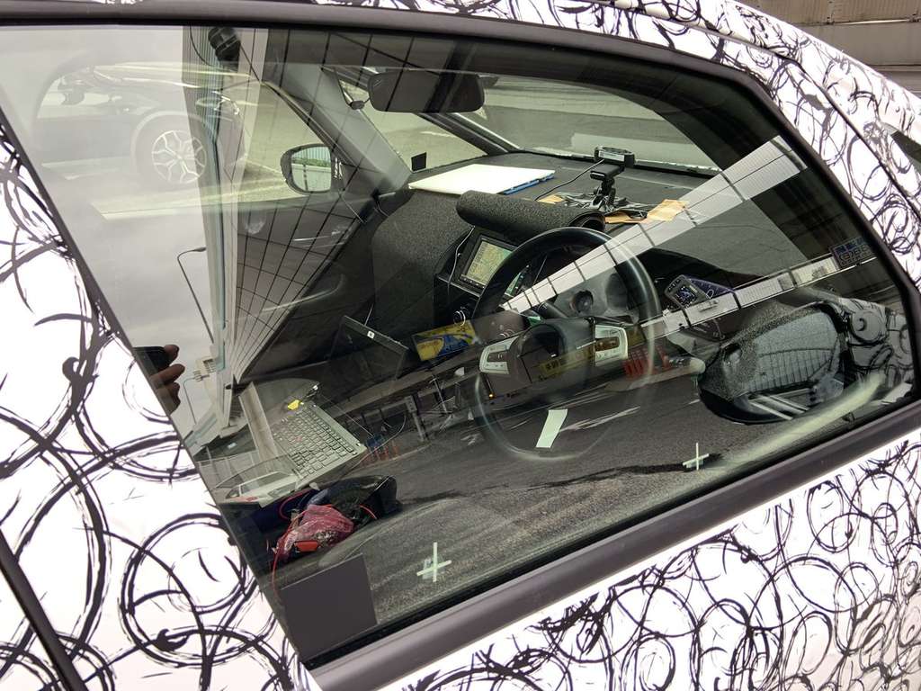 Bagian interior Honda Jazz versi listrik.