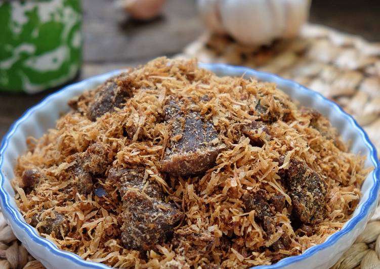 Resep Dendeng Ragi atau Serundeng Sapi