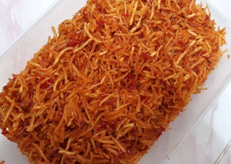 Resep Kering Kentang Pedas Manis