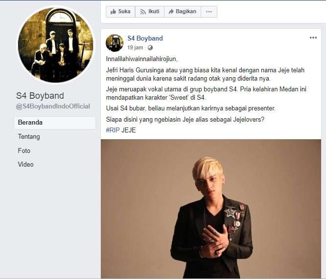 jeje meninggal dunia