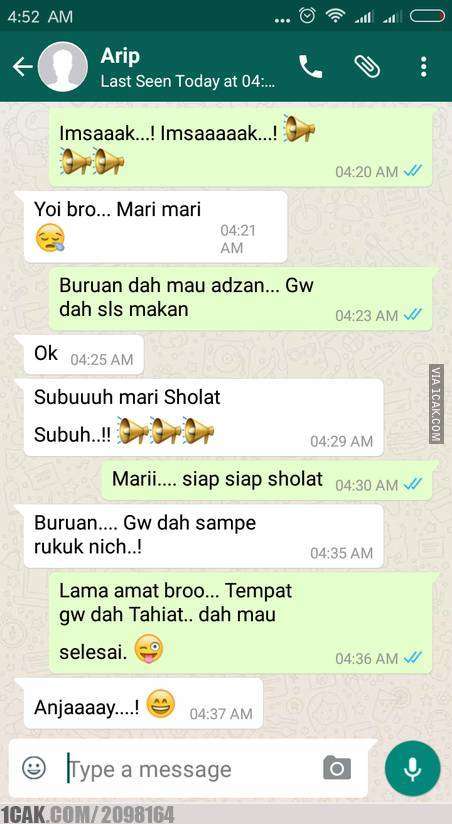 percakapan Sahur