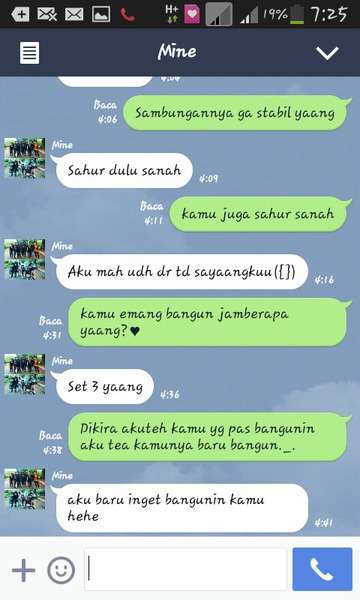 percakapan Sahur