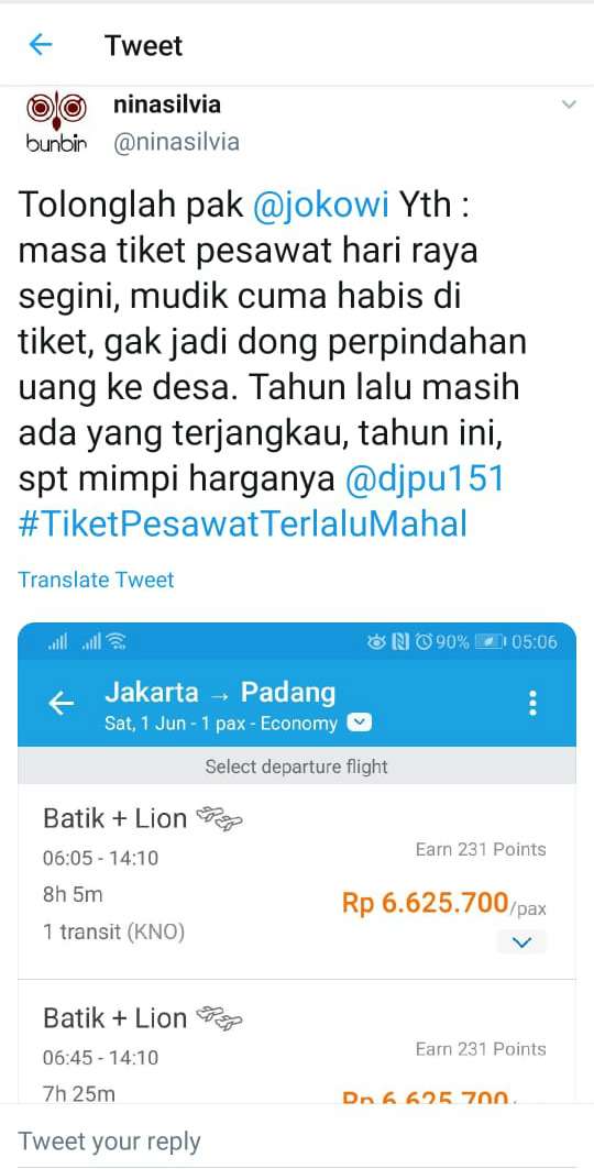 Tiket Pesawat Mudik