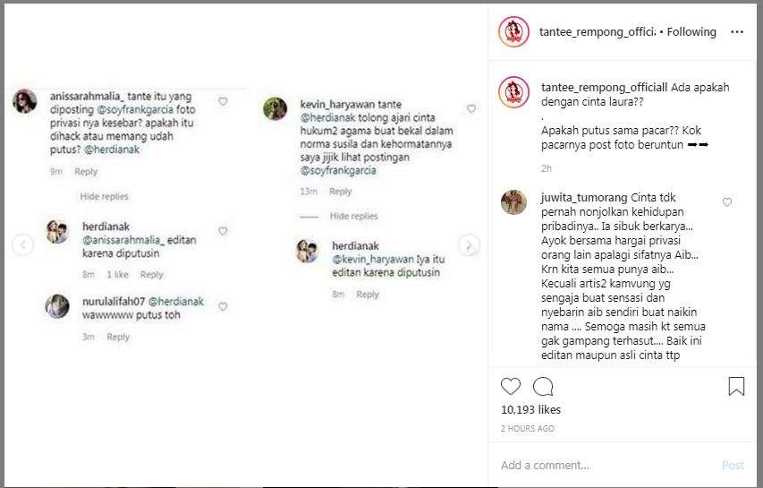 Cinta Laura Foto dan Video Mesra