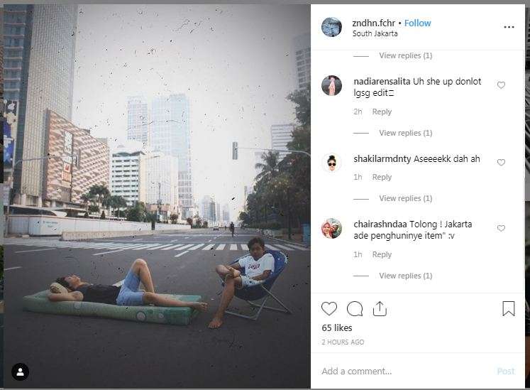Jakart Sepi saat Lebaran 1440 H