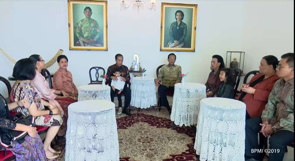 Momen Lebaran Keluarga Jokowi