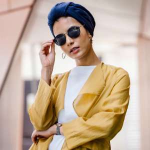 Gaya Hijab Turban dan Outer