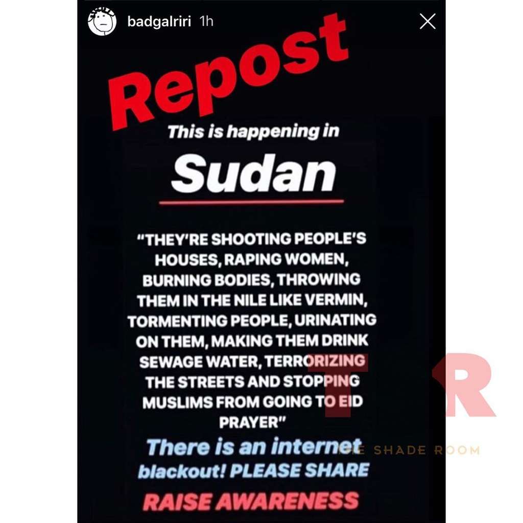 Sikap Rihanna Konflik Sudan