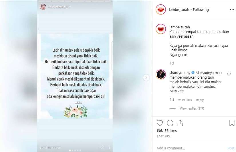 unggahan shanty denny