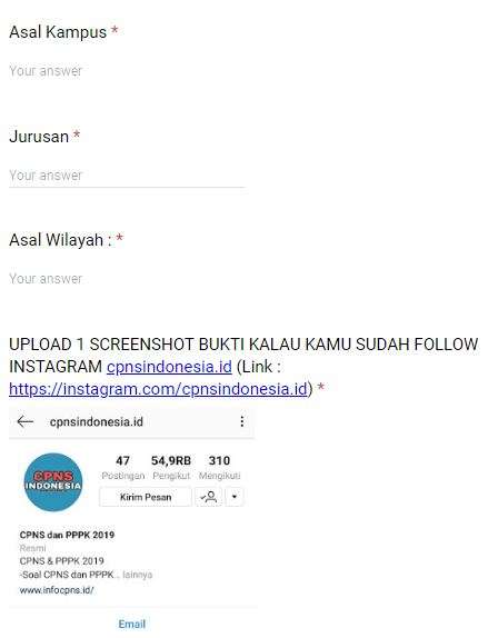 Syarat try out CPNS gratis (2)