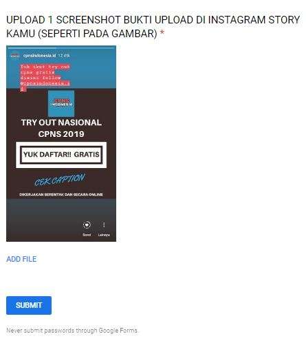 Syarat try out CPNS gratis (4)