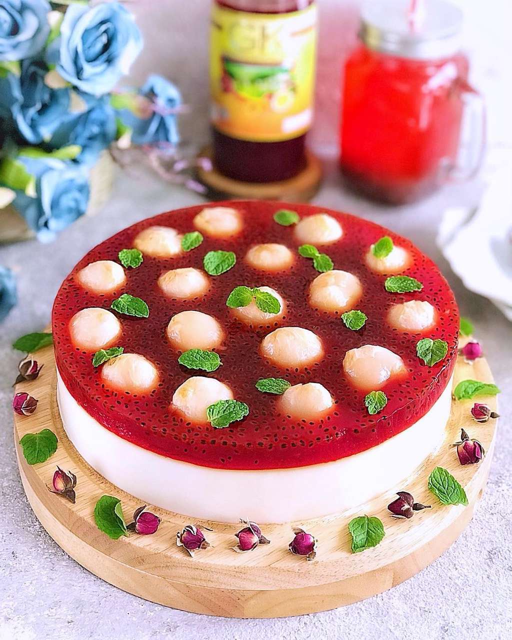 Resep Puding Martabe Lychee