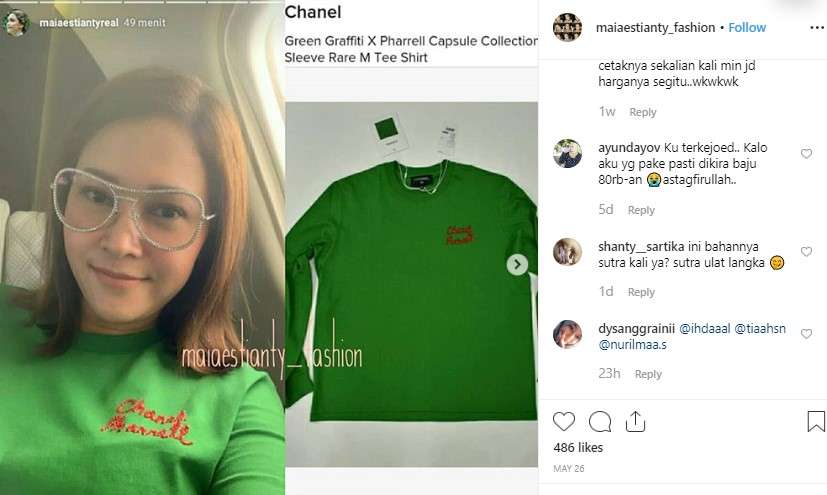baju maia Estianty