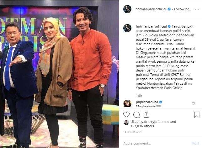 Fairuz A Rafiq akan melaporkan Galih Ginanjar kepada Polda Metro Jaya.