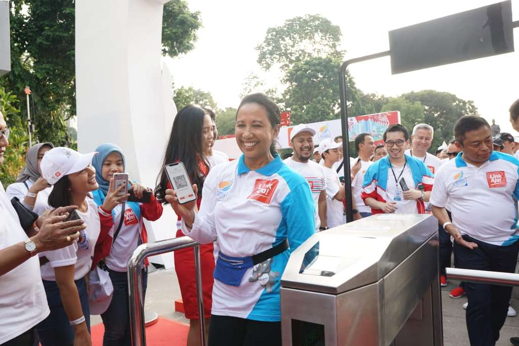Menteri BUMN, Rini Soemarno, berharap LinkAja menjadi unicorn baru.