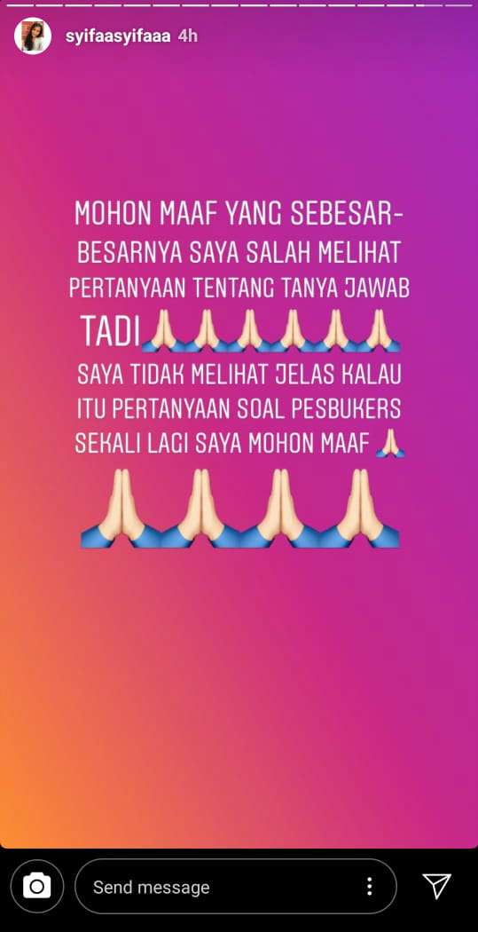 syifa adik ayu ting ting