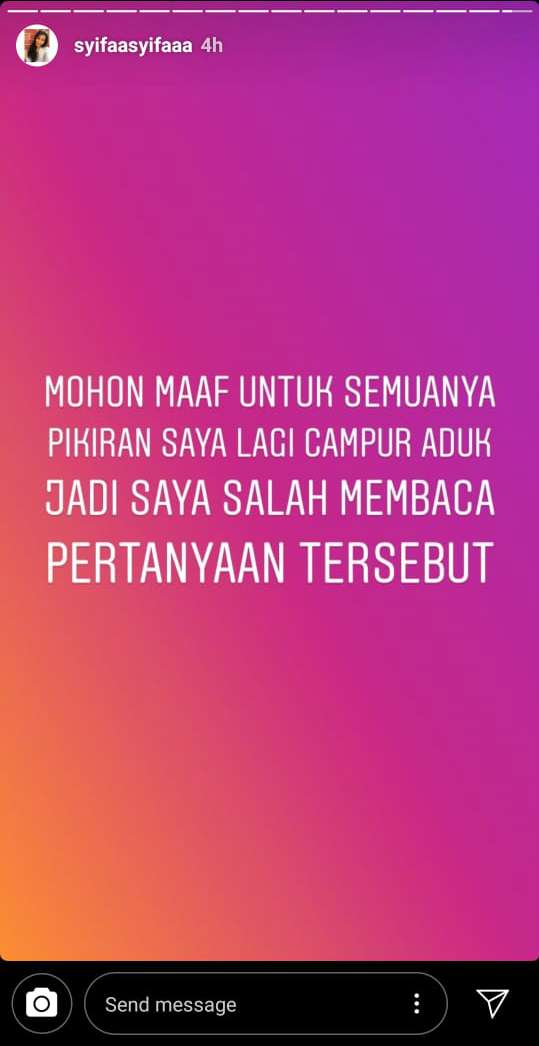 syifa adik ayu ting ting