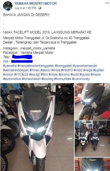 Yamaha NMAX Facelift.