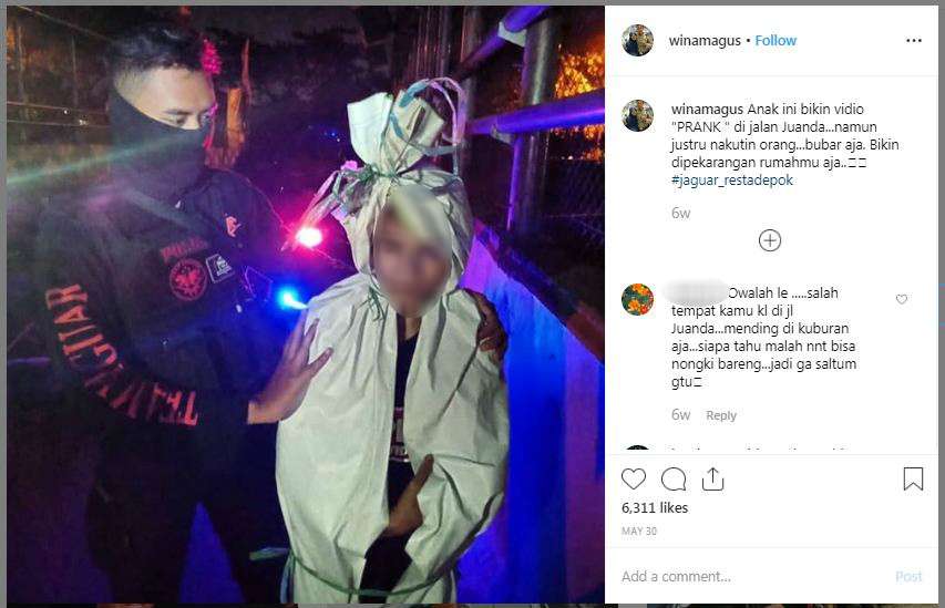 Prank tuyul di depok