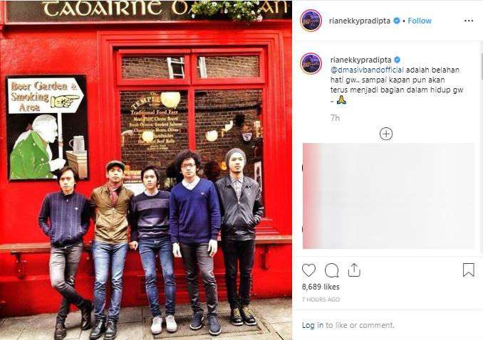 Unggahan Rian D`Massiv (Foto: Instagram)