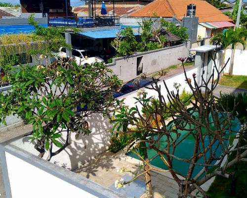 Kondisi kolam renang di Krobokan