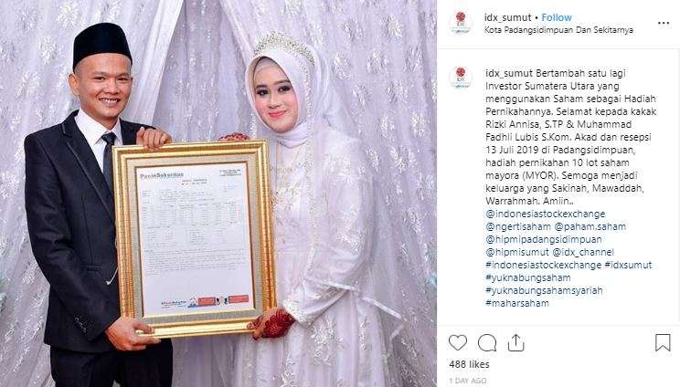 Pernikahan hadiah saham