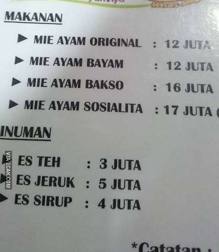 Menu Makan