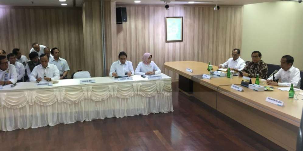 Presiden Jokowi datangi Kantor Pusat PLN