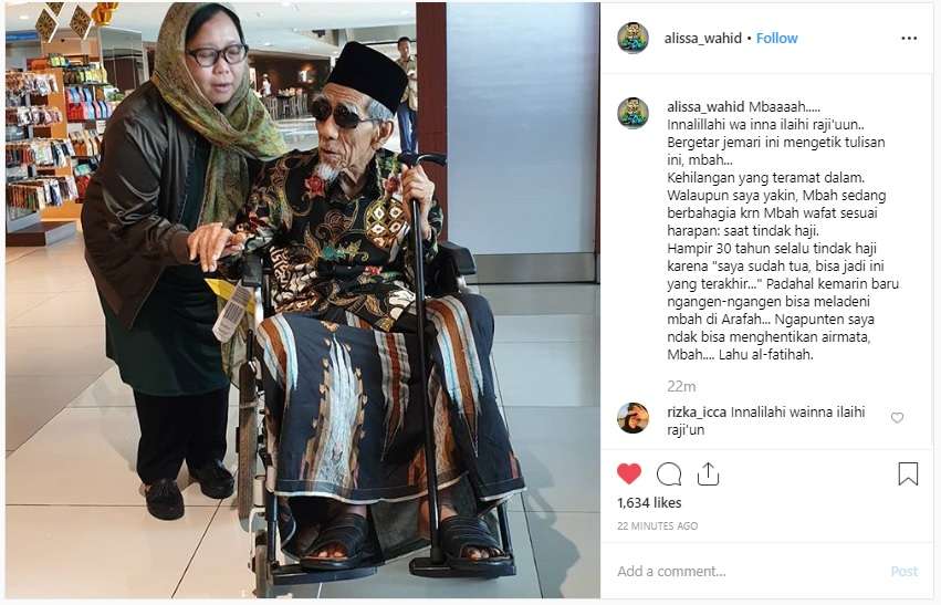 Mbah Moen dan Alissan Wahid