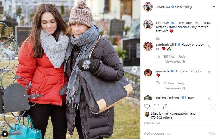 Luna maya dan ibunya Luna maya dan ibunya