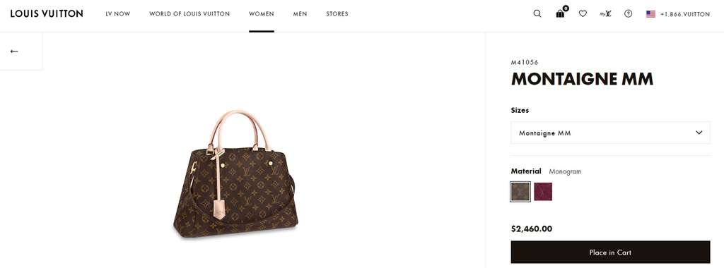 Louis Vuitton seri Montaigne MM