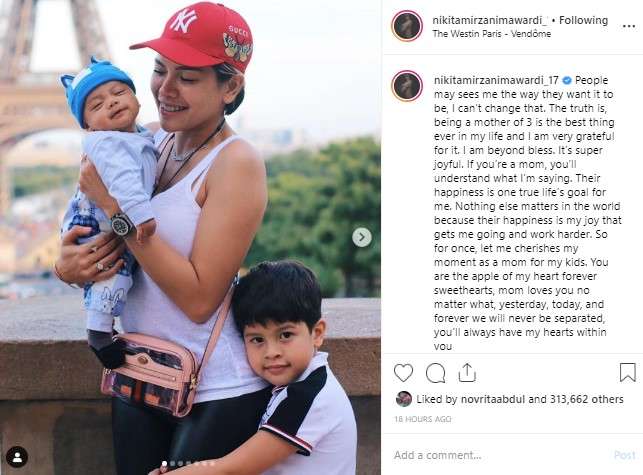 nikita mirzani dan anaknya