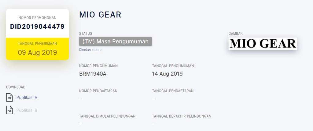 Mio Gear.