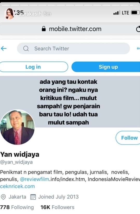 Unggahan Aura Kasih