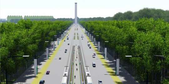 Desain ibukota baru (Foto: Kemen PUPR)